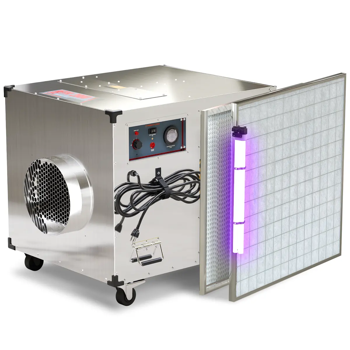 Abestorm 2000 Cfm Hepa Uvig Air Scrubber 3-Stage Filtration System , Uv-C Light 1