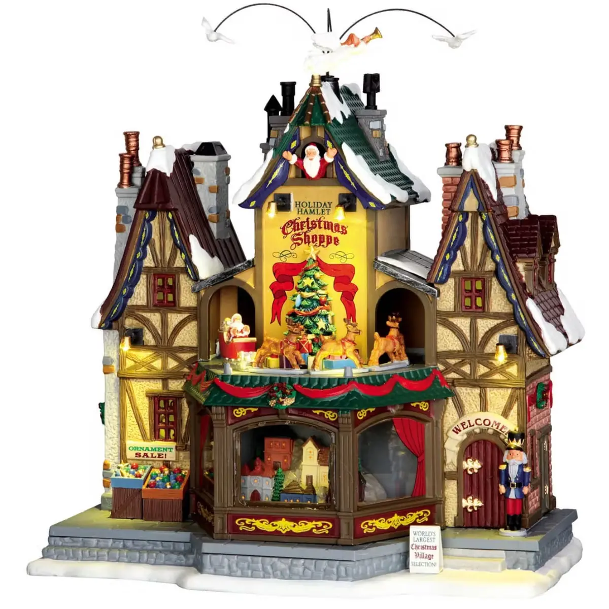 Lemax Caddington Village Sights & Sounds: Holiday Hamlet Christmas Shoppe #55026 1