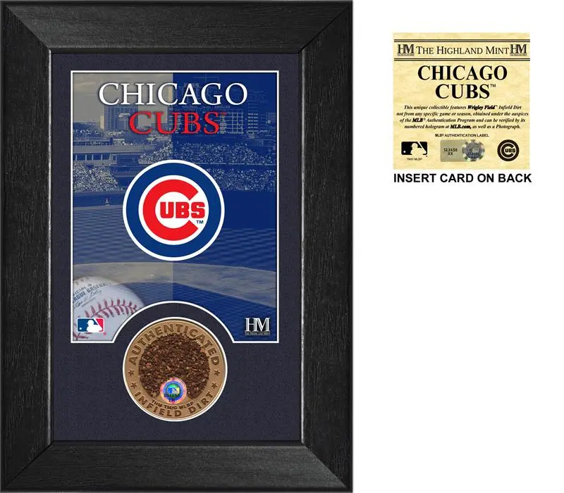Highland Mint Chicago Cubs Infield Dirt 1