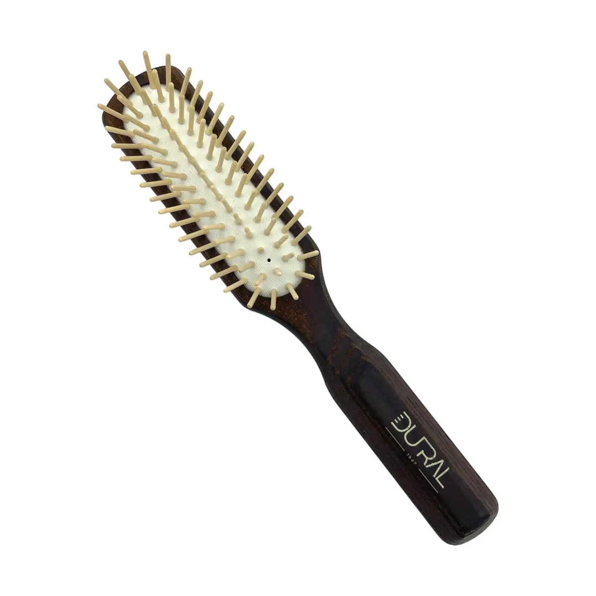 Pasteur Pharmacy Dural Thermo-Wood Rubber Cushion Hair Brush With Wooden Pins - 5 Rows 1