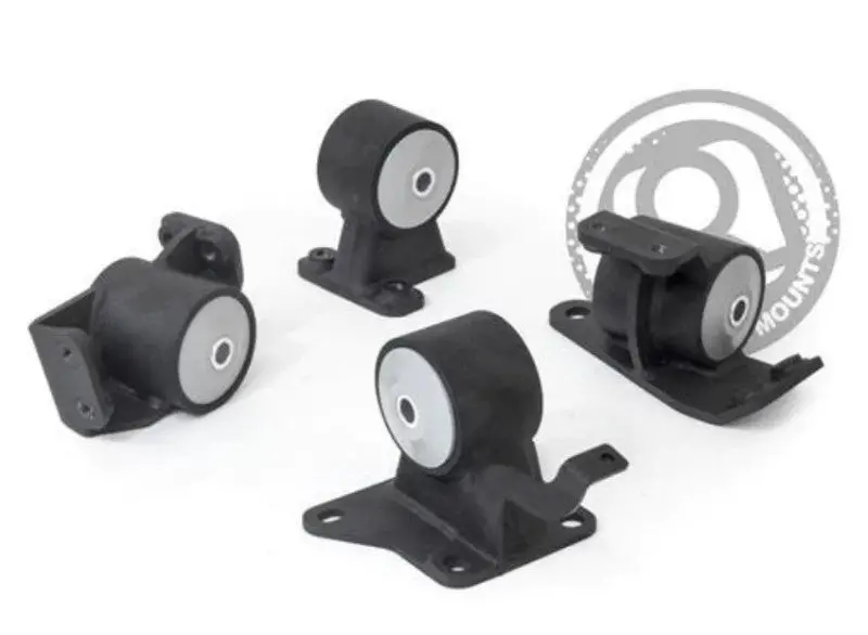 Innovative Motor Mount Kit For 1990–1999 Toyota Mr2 – Black Steel Brackets With 75A Polyurethane Bushings 1