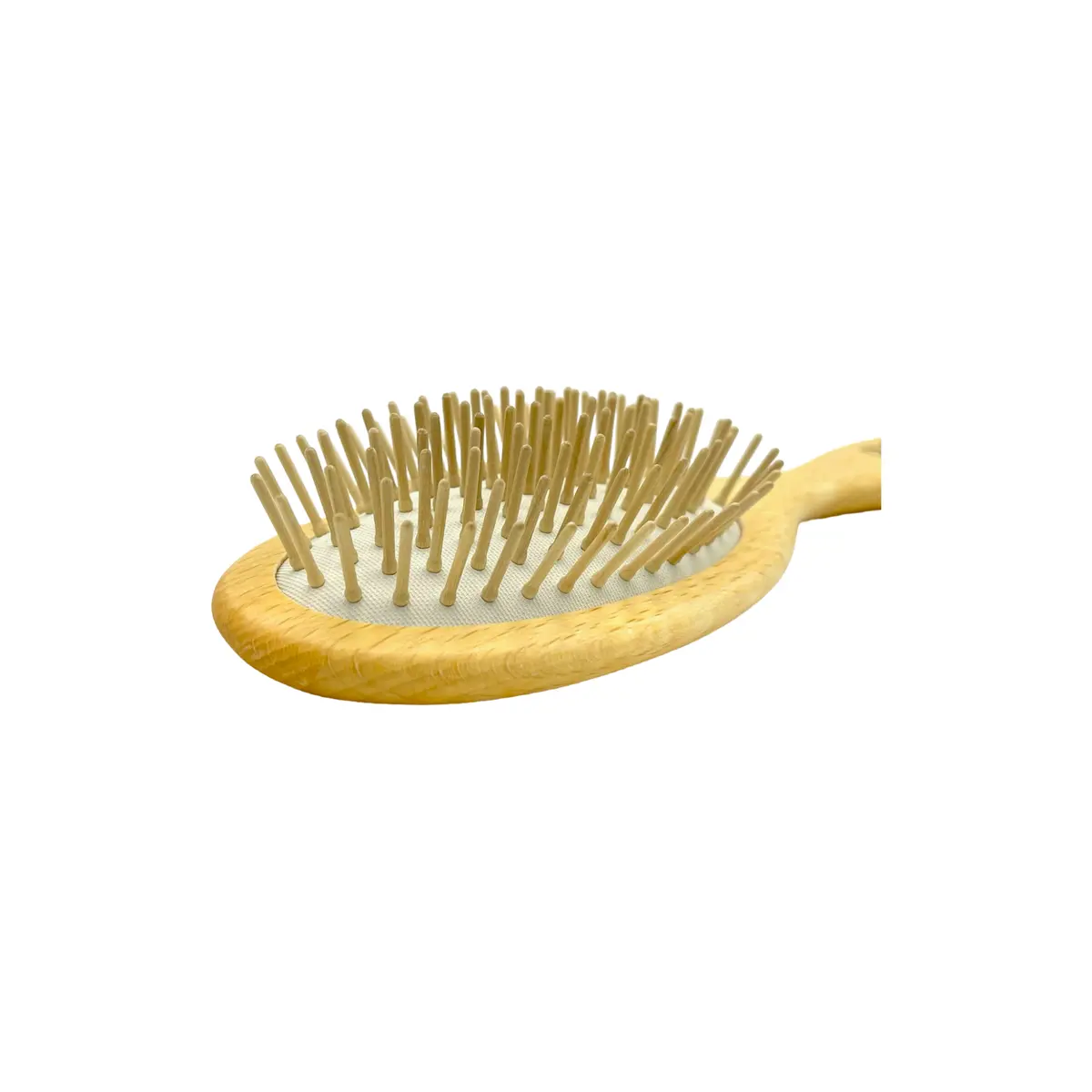 Pasteur Pharmacy Dural Beech Wood Rubber Cushion Hair Brush With Wooden Pins 2