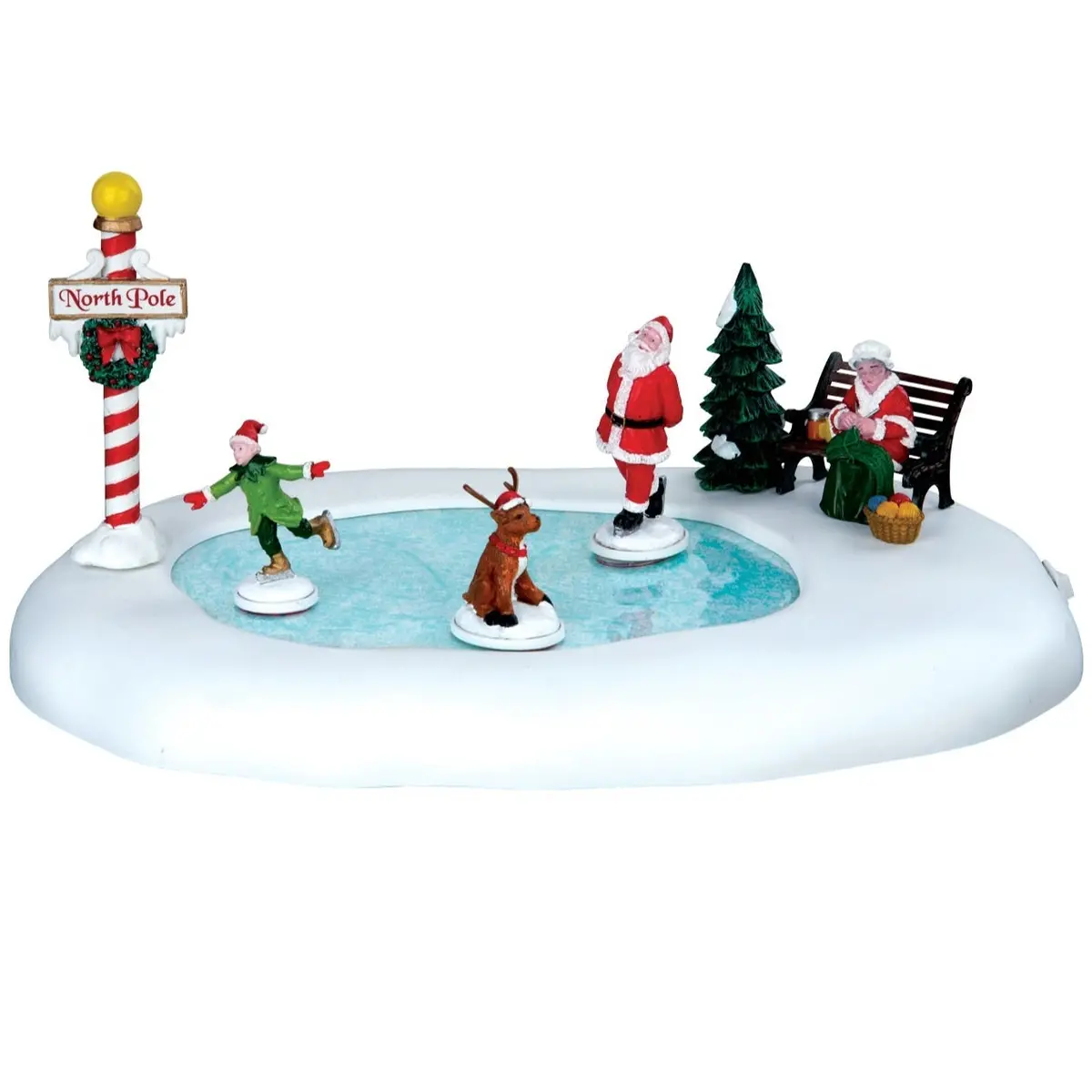 Lemax Santa's Wonderland Table Piece: North Pole Ice Follies #64045 1