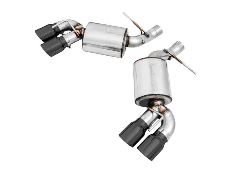 Awe Tuning Axle-Back Exhaust System For 2016–2019 Chevrolet Camaro Ss – Touring Edition With Quad Diamond Black Tips 1