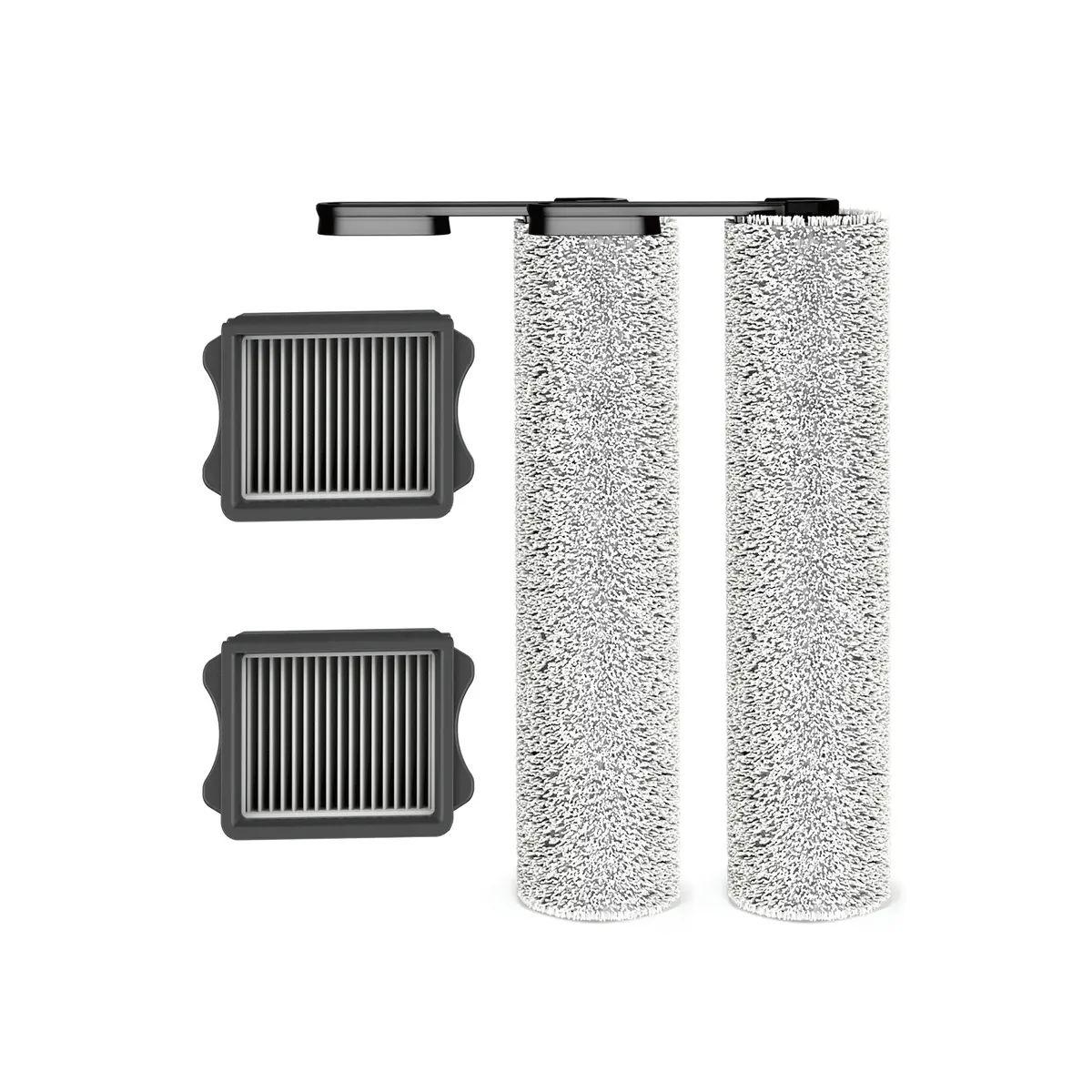 Tineco Floor One S7 Pro/S7 Flashdry/S6/S5/S5 Pro 2/Ifloor 5 Replacement Brush Roller Kit-2X Brush Roller & 2X Hepa Assy 1