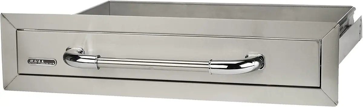 Bull Stainless Steel Accessory Storage Single Drawer 1
