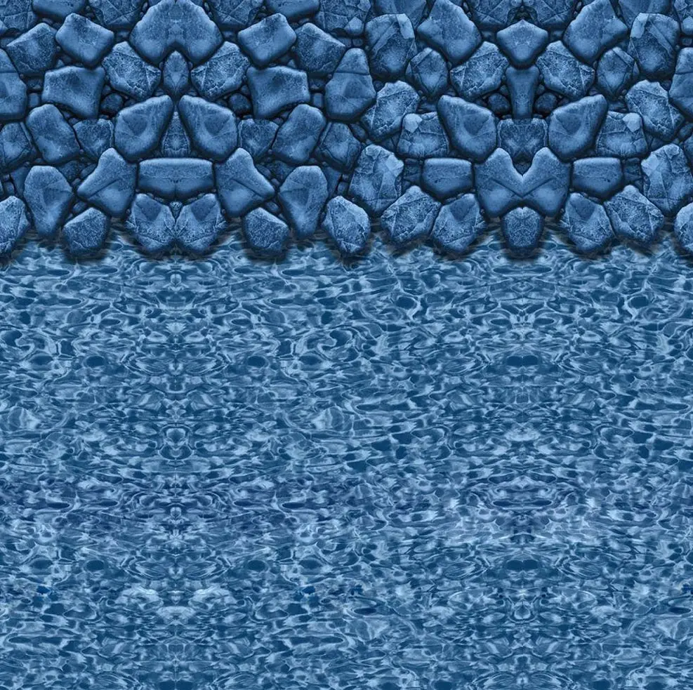48"-54" Boulder Swirl Above Ground Swimming Pool Overlap Liner 1