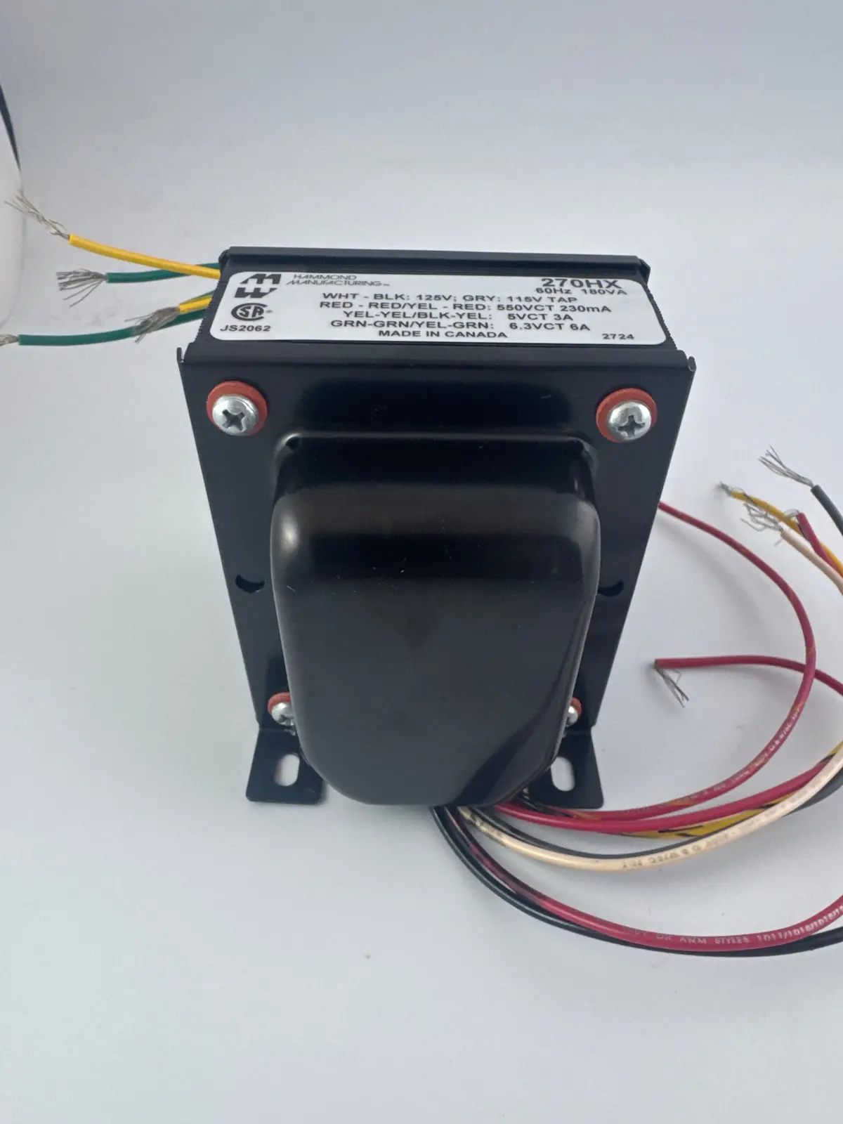 Transformer - Hammond - High Voltage Plate & Filament, Vertical Mount - Apd-270Hx 1