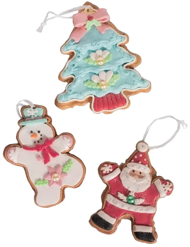 5" Clay Dough Holiday Cookie Ornament 1