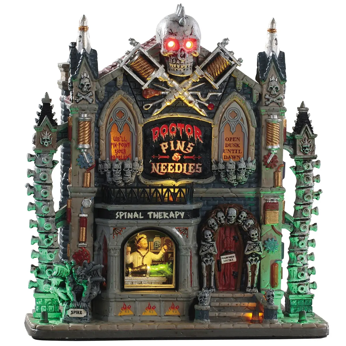 Lemax Spooky Town Doctor Pins & Needles #95443 1