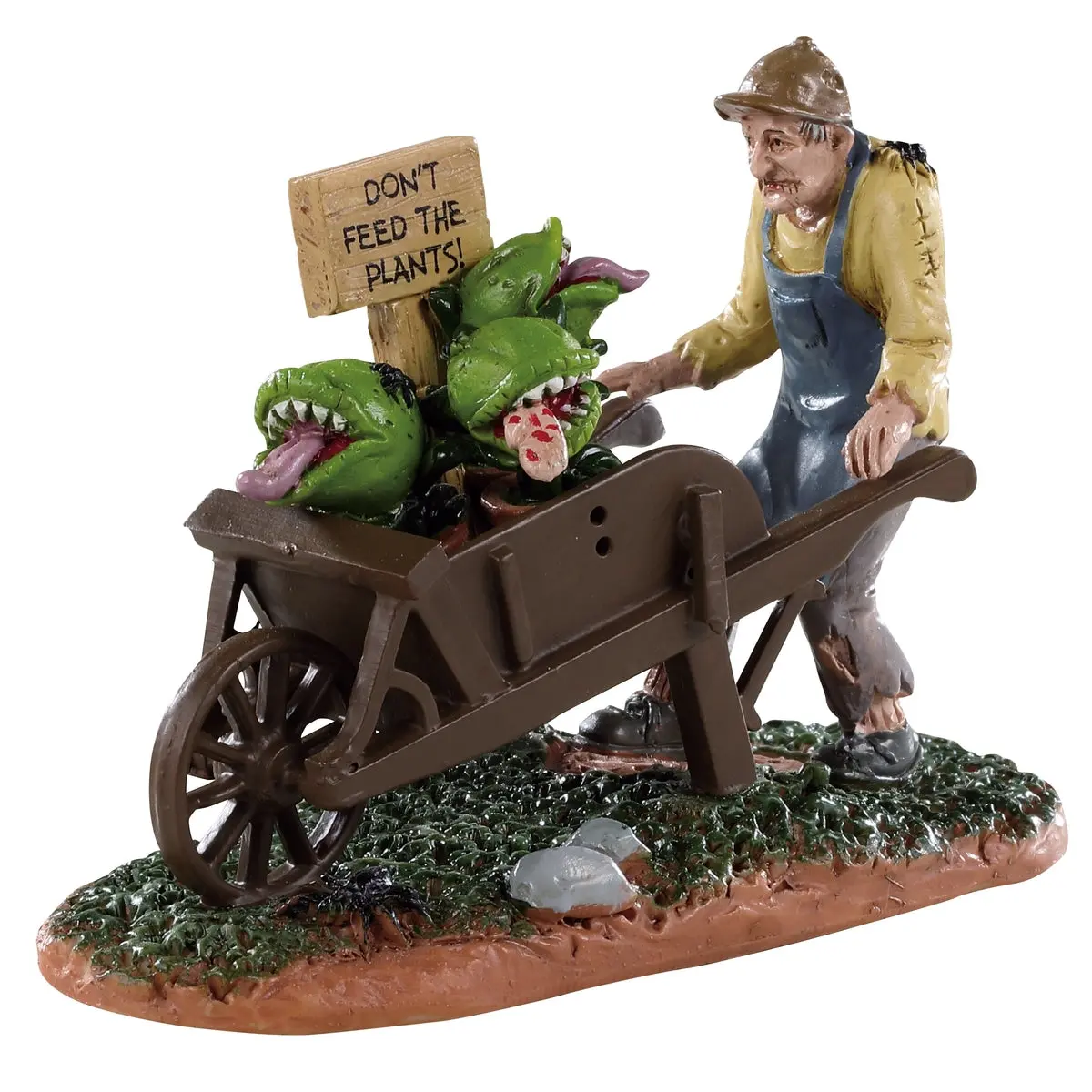 Lemax Spooky Town Garden Of Eaten Worker #92732 1