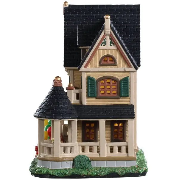 Lemax Caddington Village Lighted Building: Birthday Party At The Stanwicks #95516 2