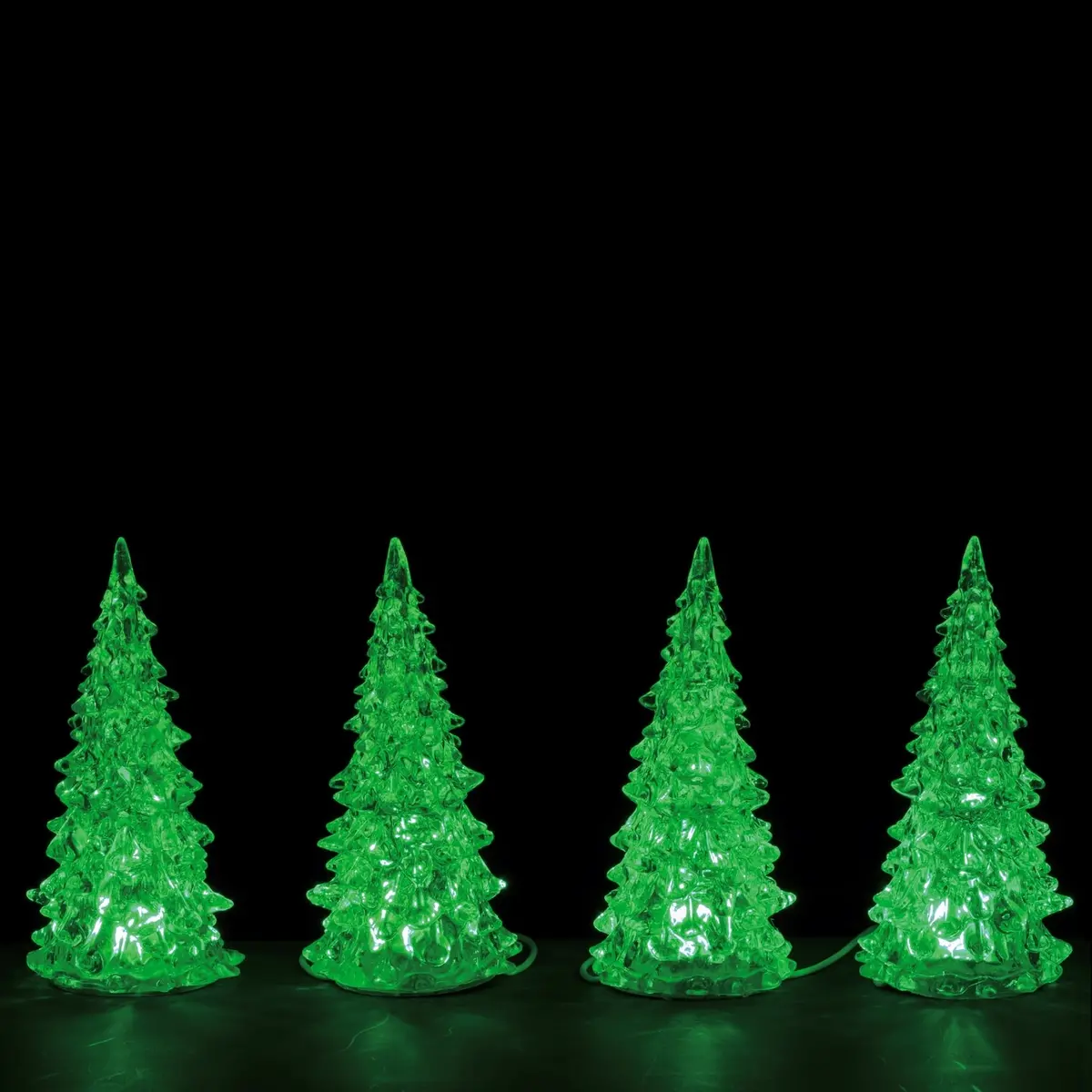 Lemax General Collectibles: Crystal Lighted Trees (#94510 / #94518) 1