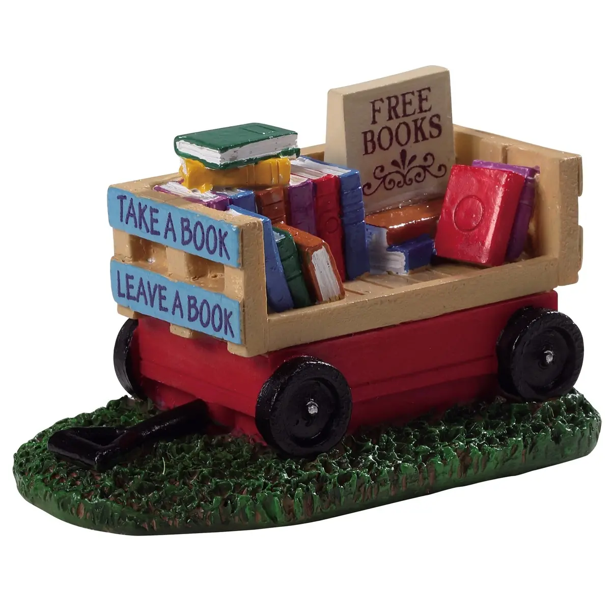 Lemax Caddington Village Accessory: Book Wagon #94534 1