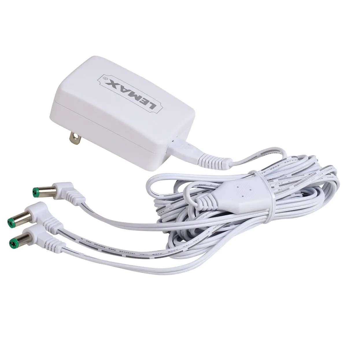 Lemax Electrical Adapter #94563: 4.5V 3-Output Adapter Fixed Us Plug V.2 (White) 1