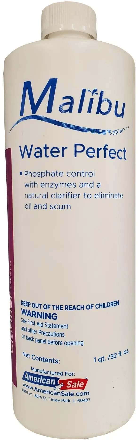 32 Fl. Oz. Malibu Water Perfect Enzyme And Phosphate Control For Pools 1
