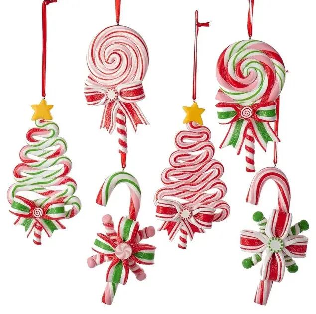 Peppermint Candy Lollipop Ornament 1