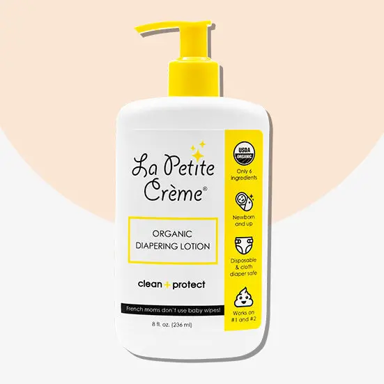 Organic French Diapering Liniment Lotion - Pump Bottle - 8 Oz 1