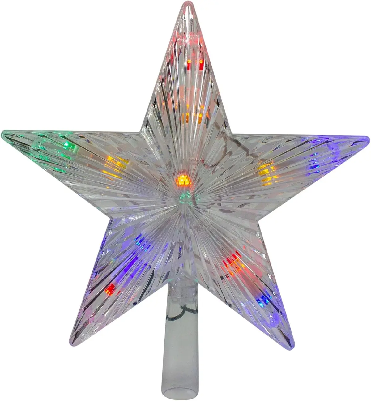 4-Function Dual Color Led Christmas Tree Topper 1