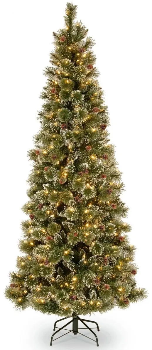Crystal Elegance Pine Slim Powerconnect™ Pre-Lit Artificial Christmas Tree 1