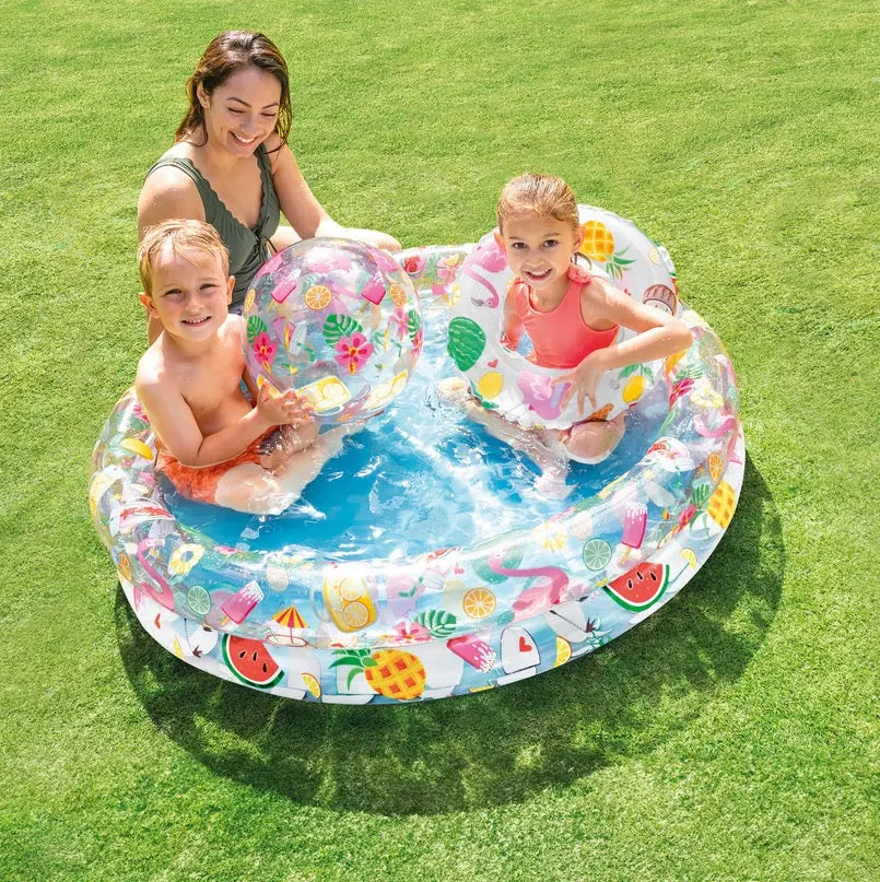 Intex Just So Fruity Inflatable Fun Pool Set 1