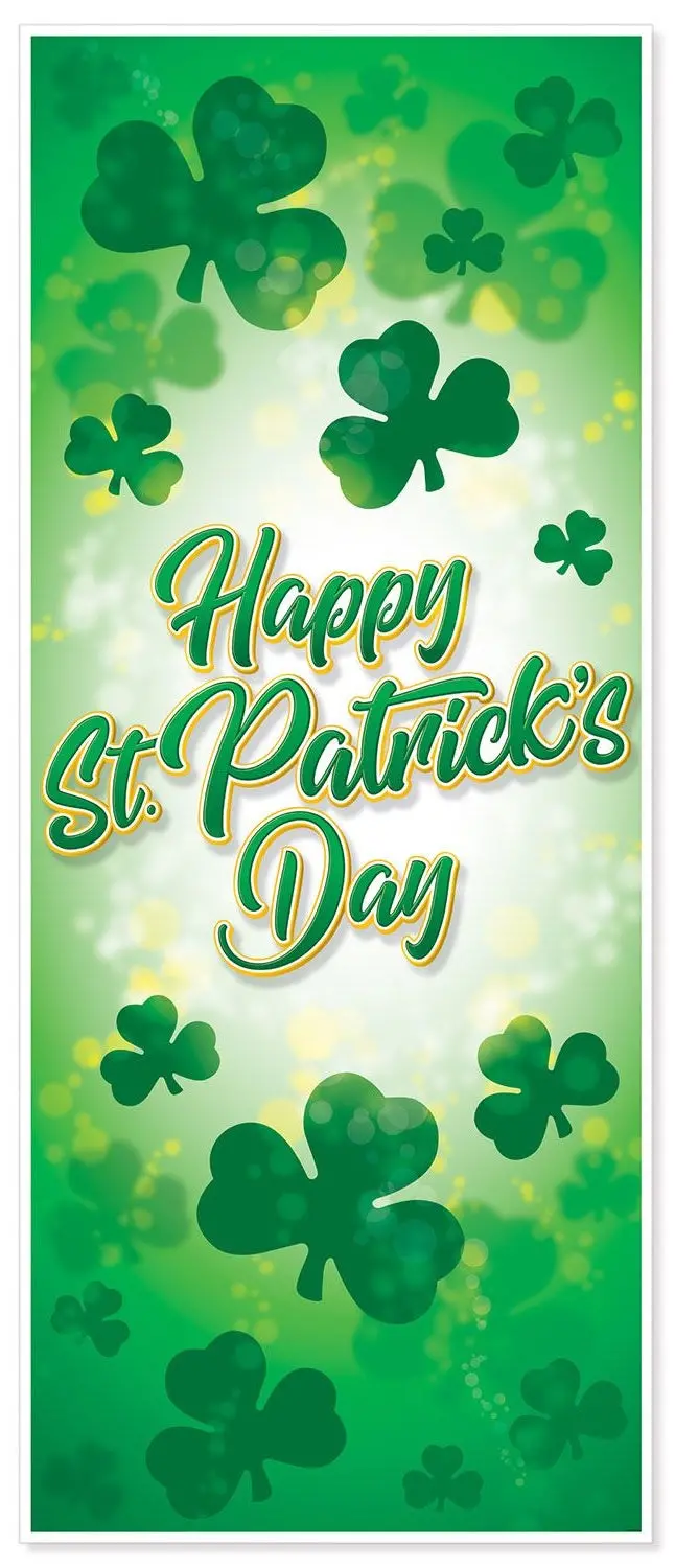 'Happy St. Patrick's Day' Door Cover 1