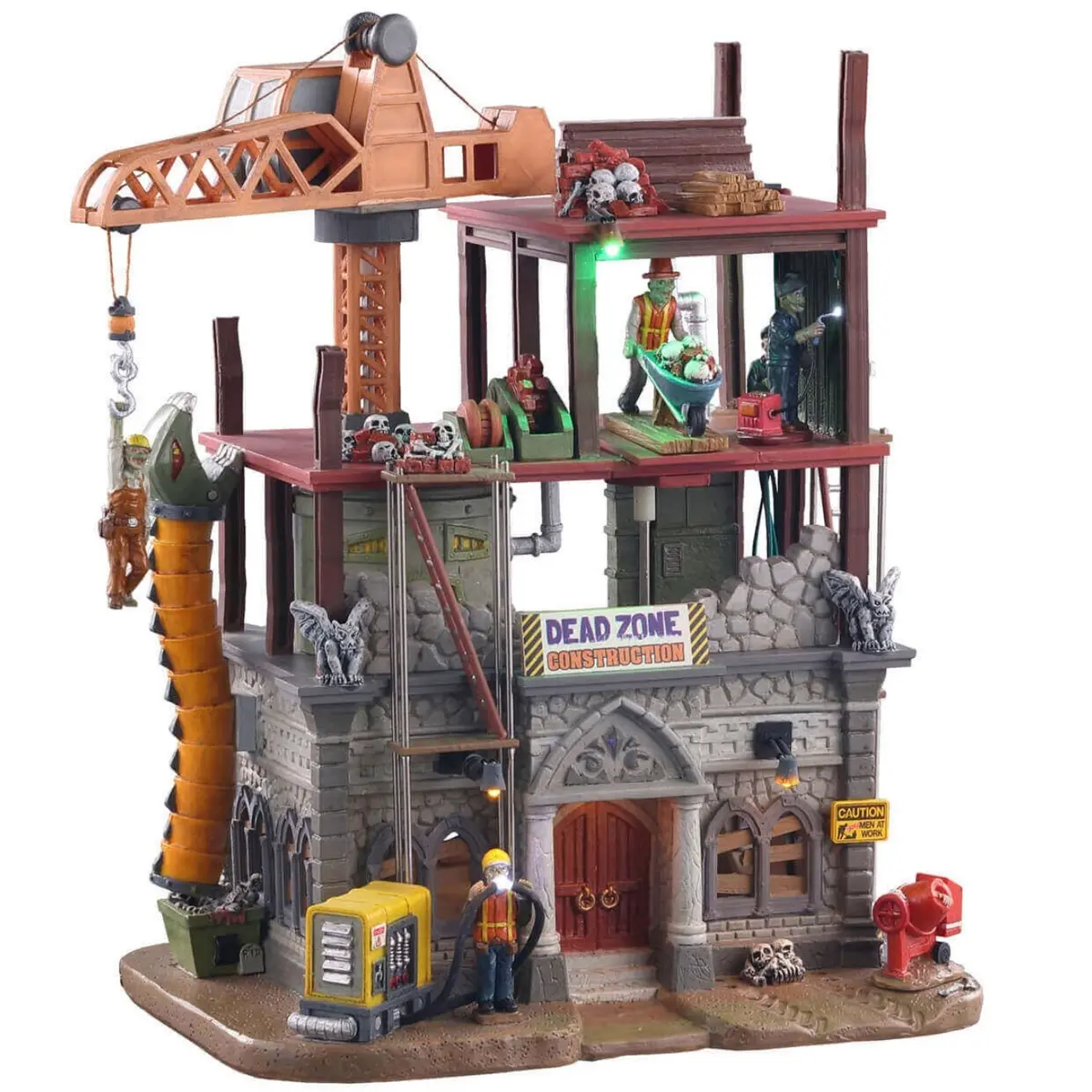 Lemax Spooky Town Dead Zone Construction Site #05604 1