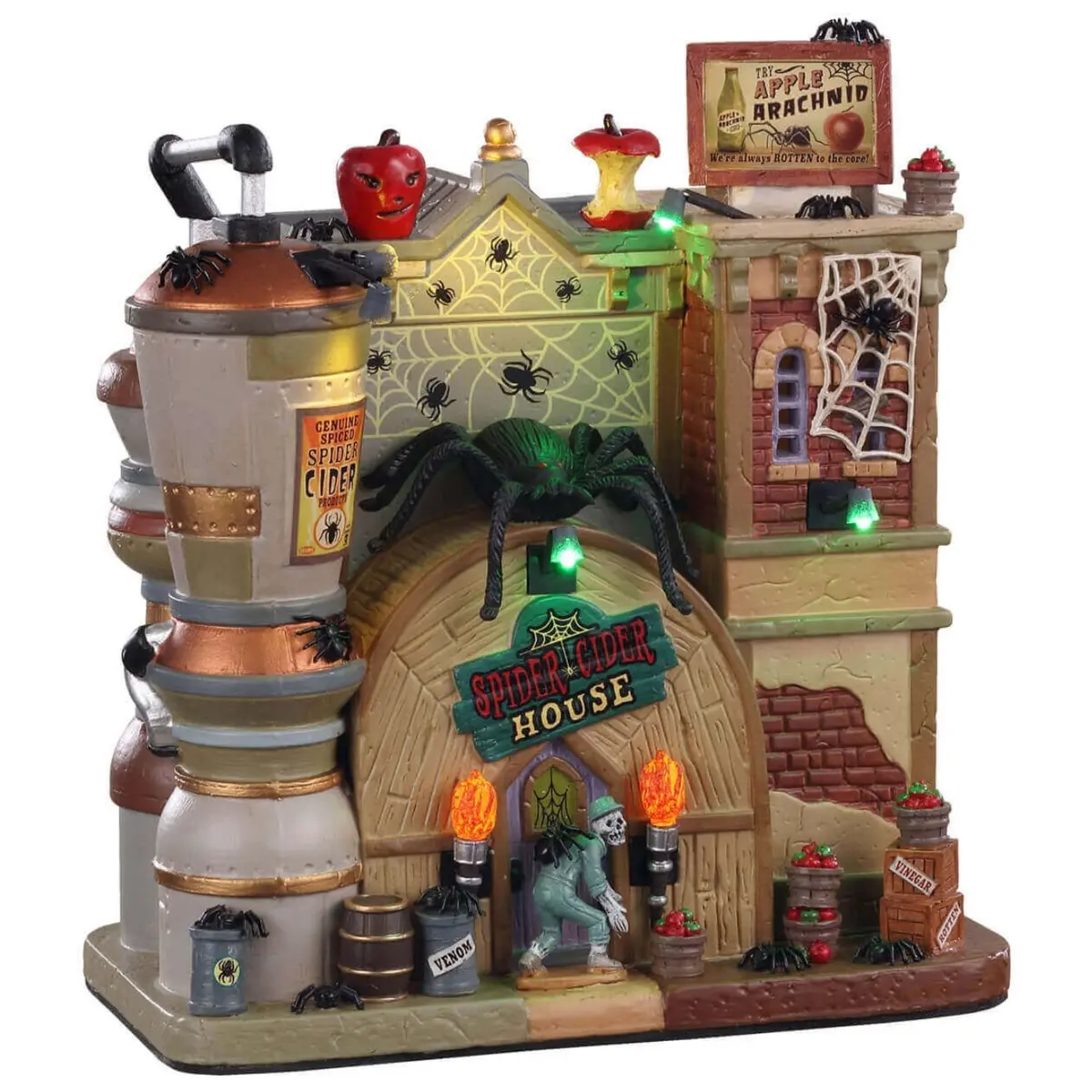 Lemax Spooky Town Spider Cider House #05606 1