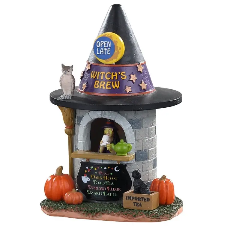 Lemax Spooky Town Witch's Brew Coffee #03506 1