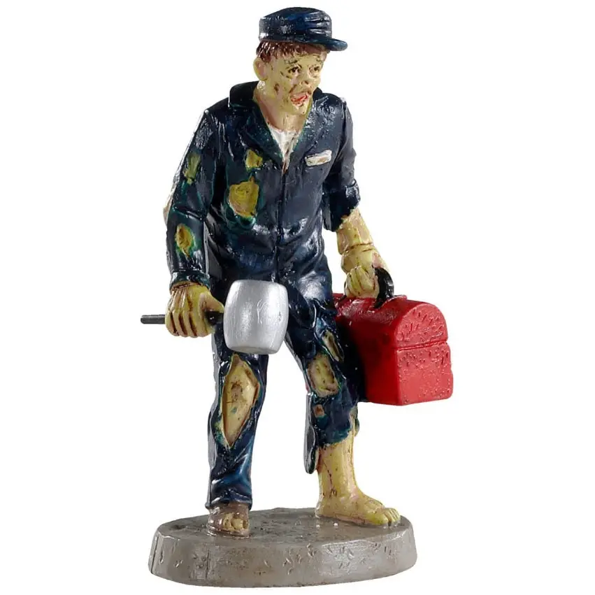 Lemax Spooky Town Zombie Mechanic #02905 1