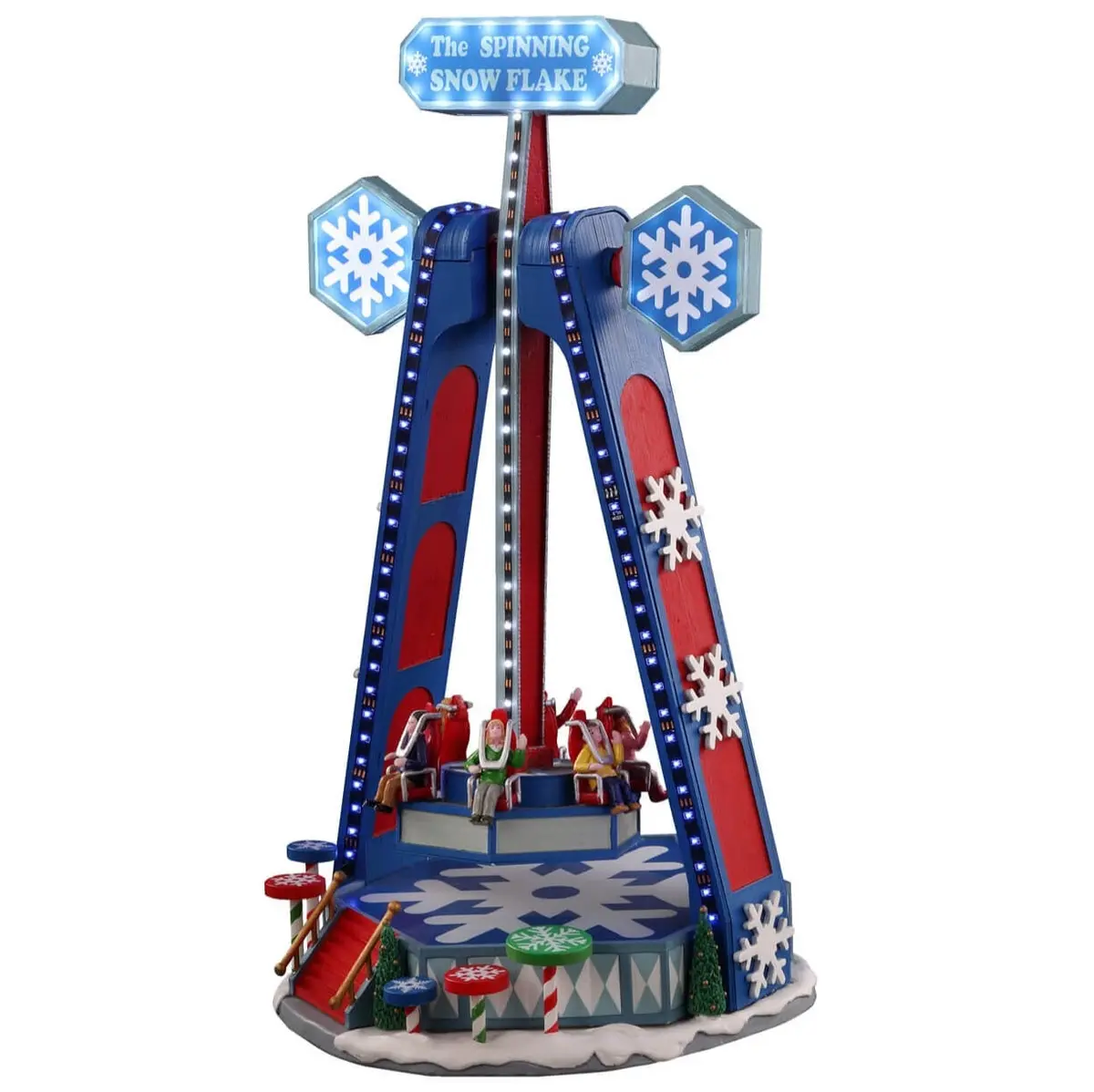 Lemax Carnival Sights & Sounds: The Spinning Snowflake #04737 1
