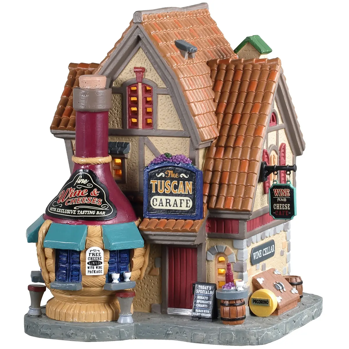 Lemax Caddington Village Lighted Building: The Tuscan Carafe #05649 1