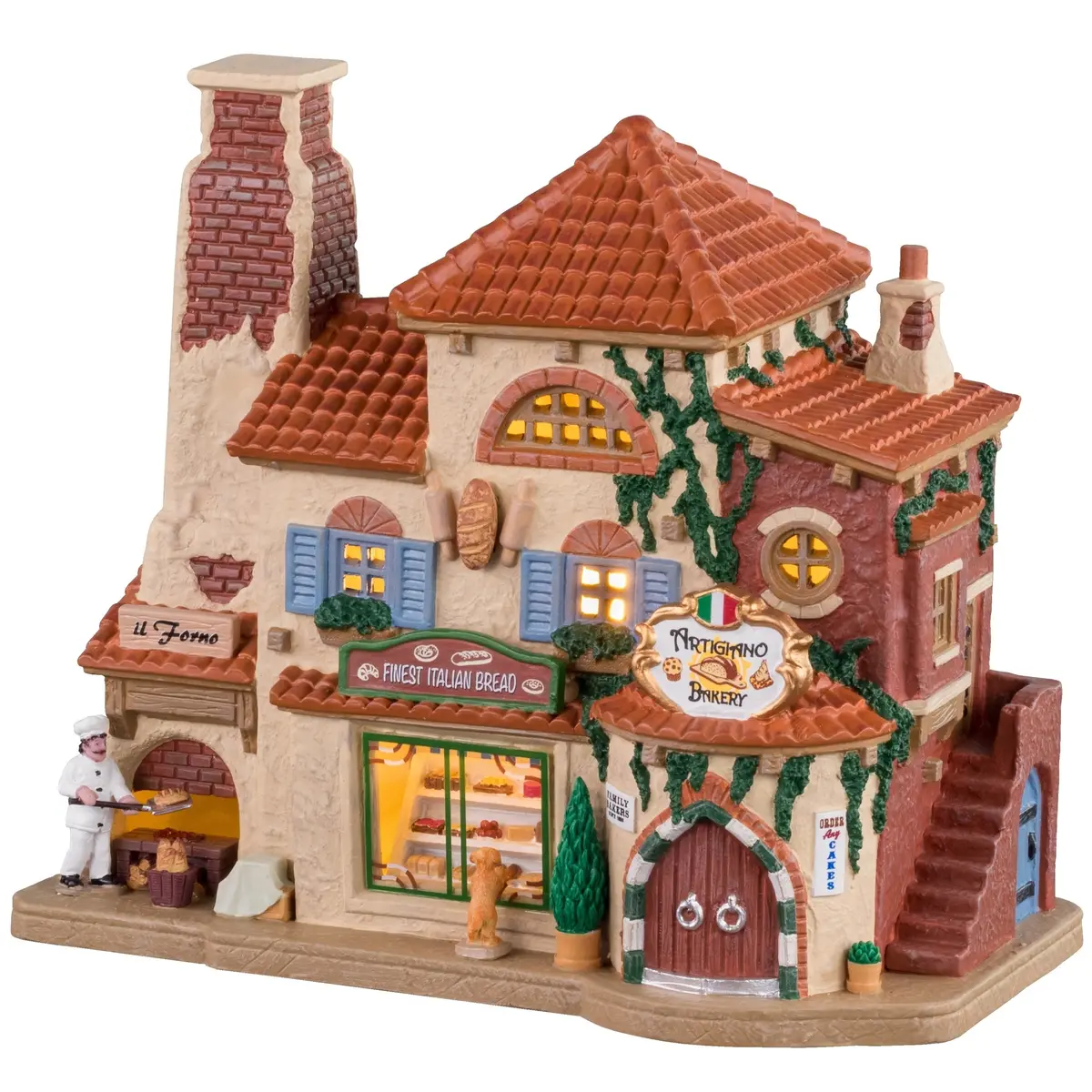 Lemax Caddington Village Lighted Building: Artigiano Bakery #05648 1