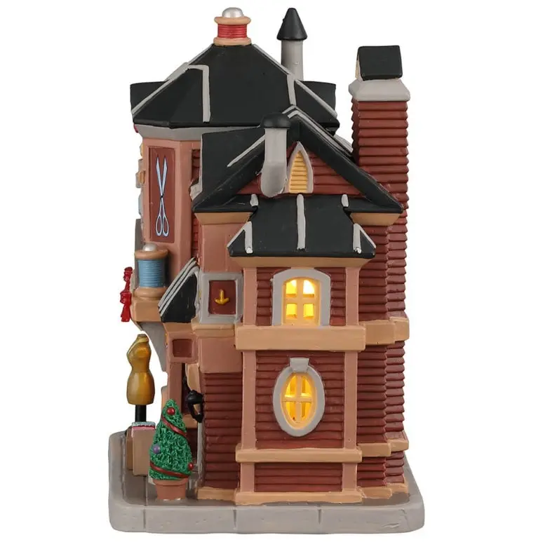 Lemax Harvest Crossing Lighted Building: Stella's Sewing School #05633 2