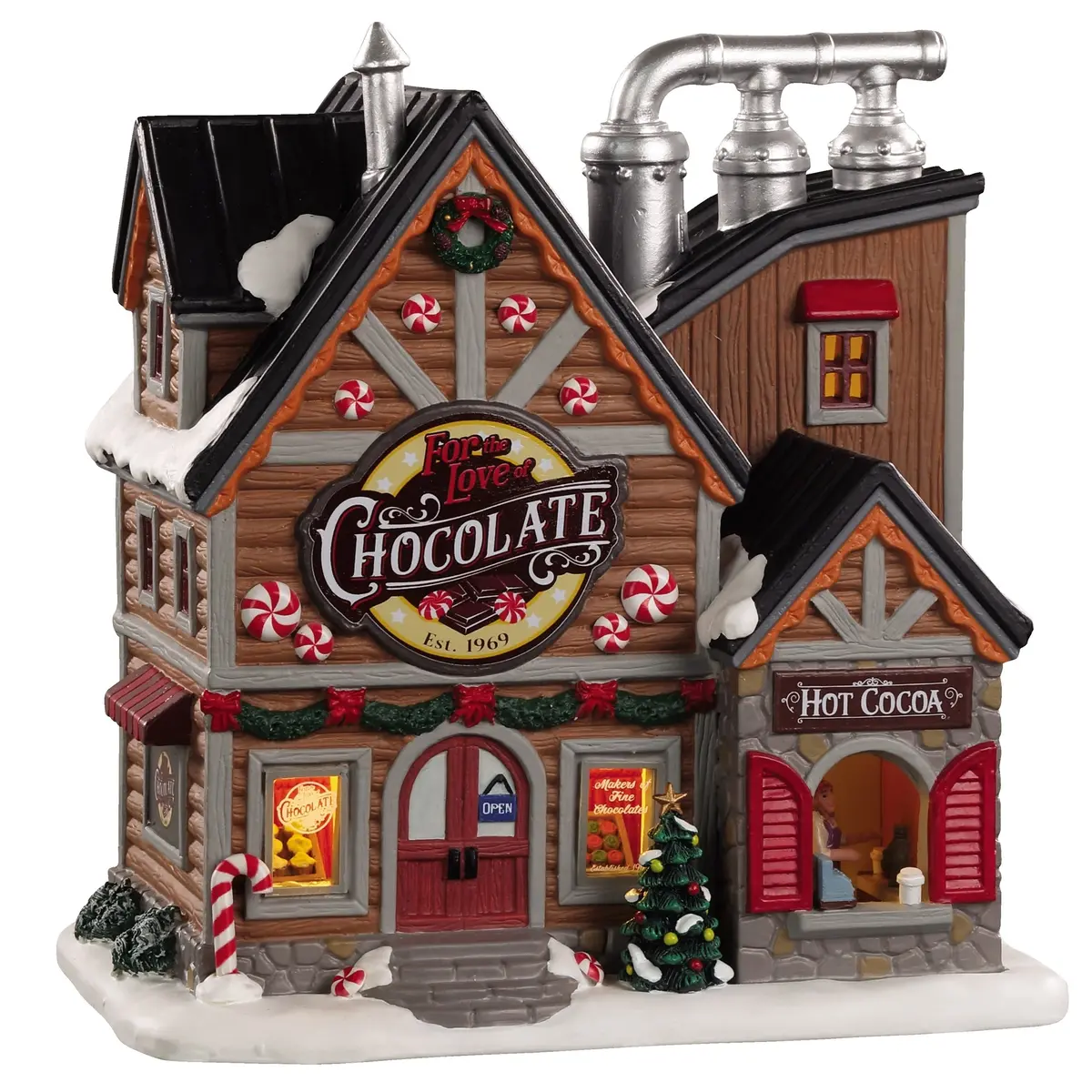 Lemax Vail Village Lighted Building: For The Love Of Chocolate Shop #05621 1