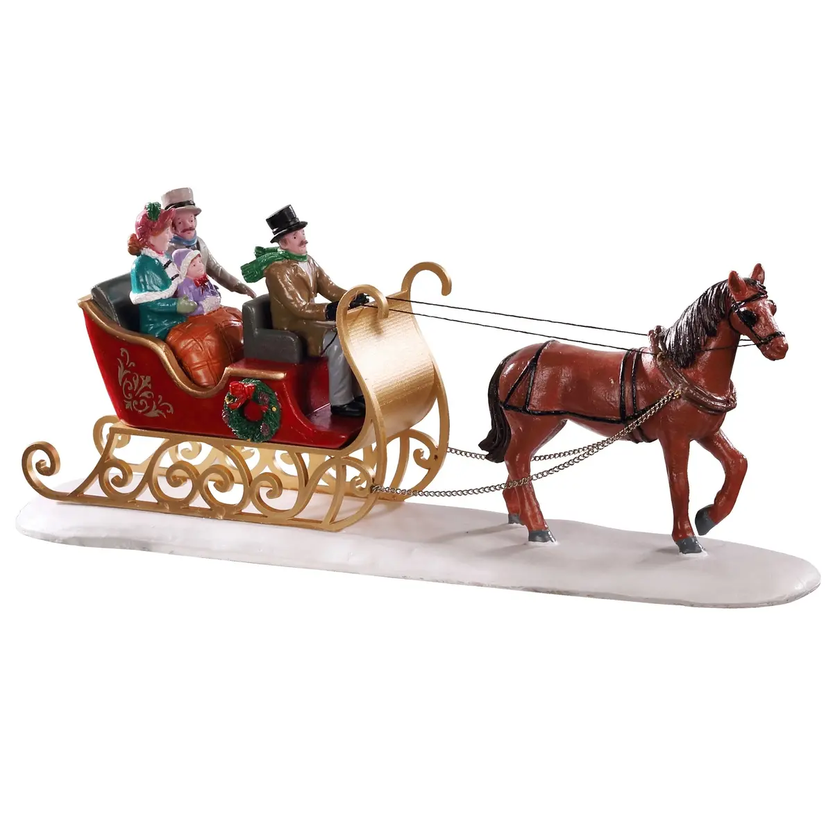 Lemax Caddington Village Table Piece: Victorian Sleigh Ride #93433 1