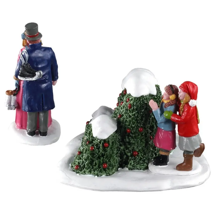 Lemax Caddington Village Table Piece: Skating Romance, Set Of 2 #03525 2