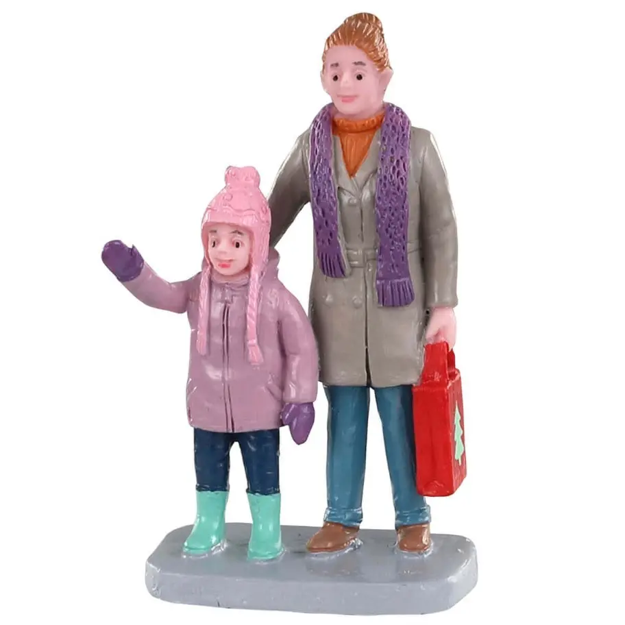 Lemax General Collectibles Figurine: Christmas Market Shoppers #02959 1