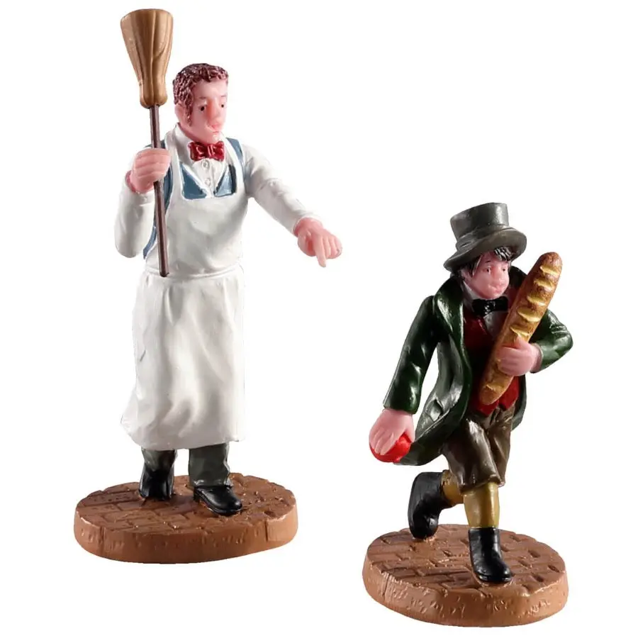 Lemax Caddington Village Figurines: Artful Dodger, Set Of 2 #02947 1