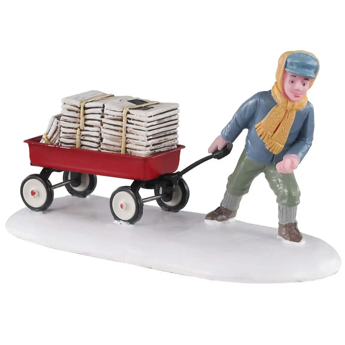 Lemax Caddington Village Figurine: Morning News #02948 1