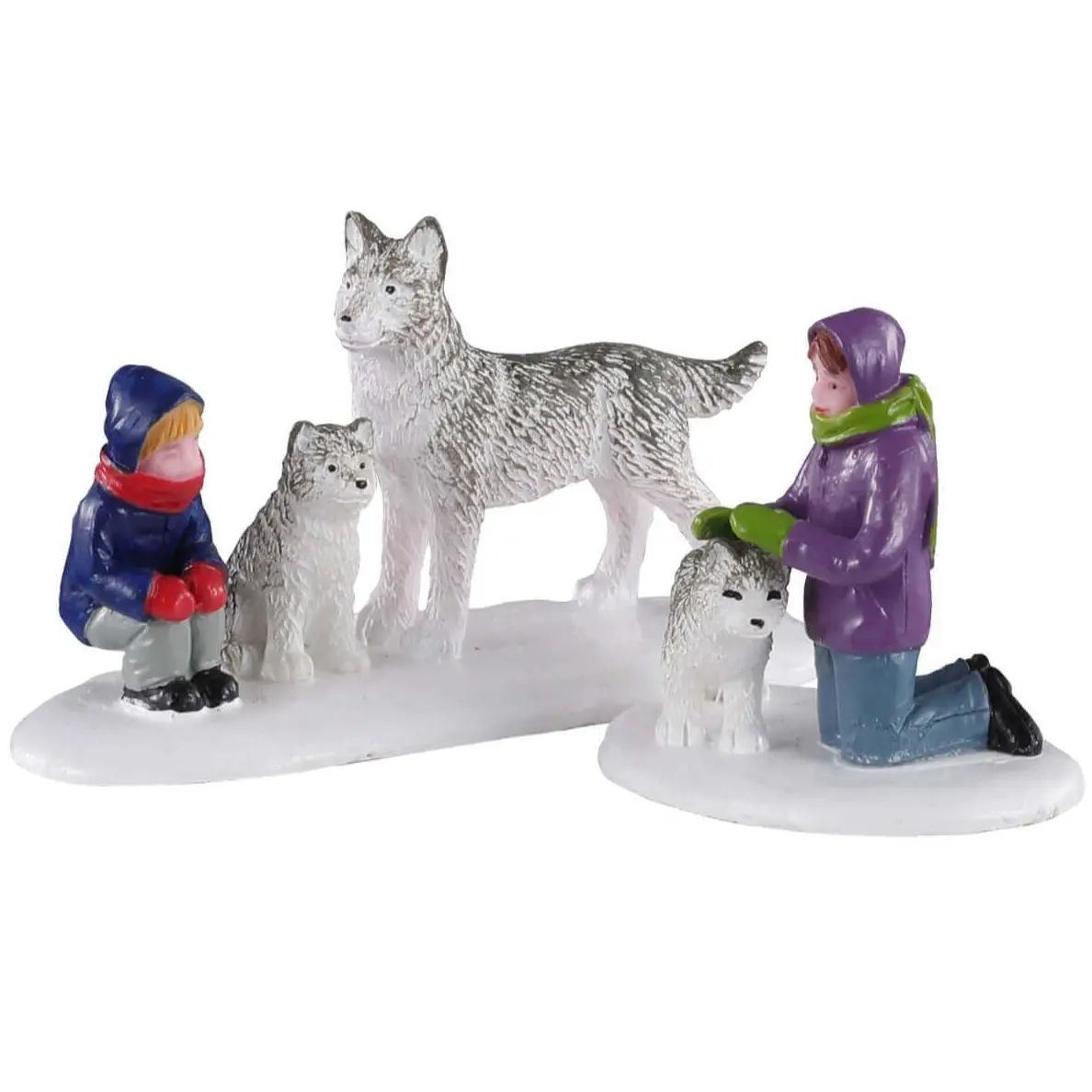 Lemax Vail Village Figurines: Future Sled Dogs, Set Of 2 #02941 1