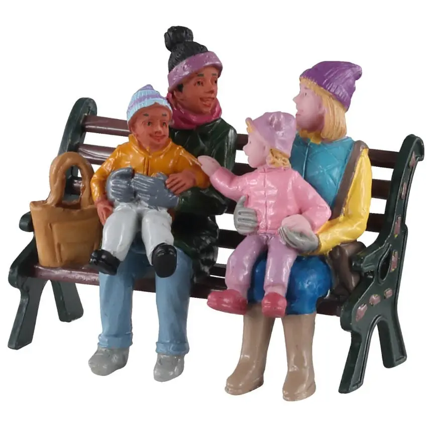 Lemax Vail Village Figurine: A Day At The Park #02939 1