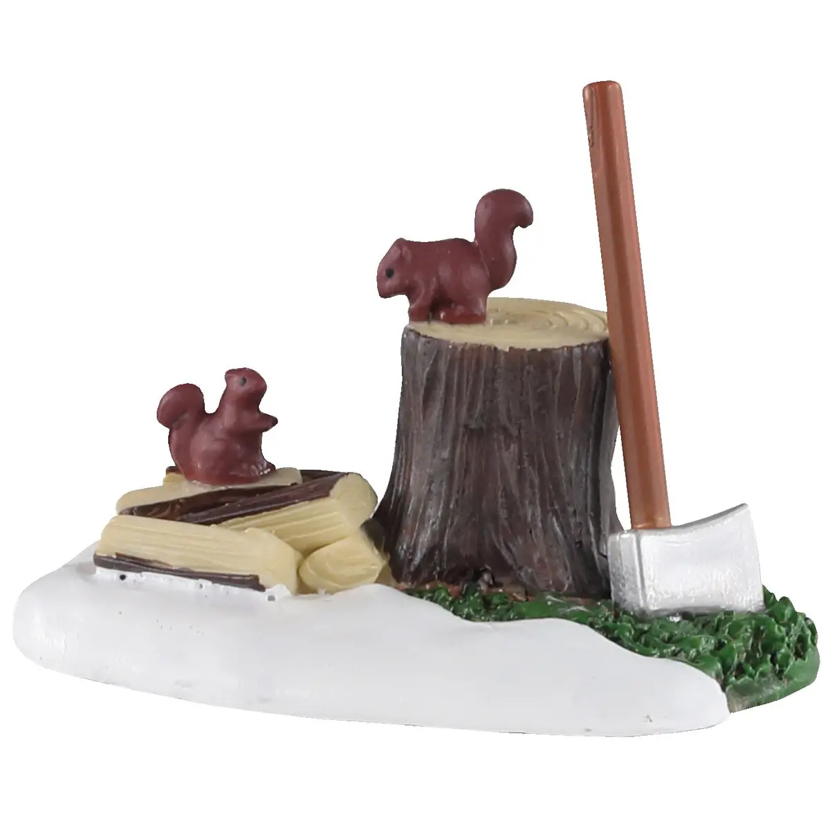 Lemax Vail Village Accessory: Axe And Logs #04730 1