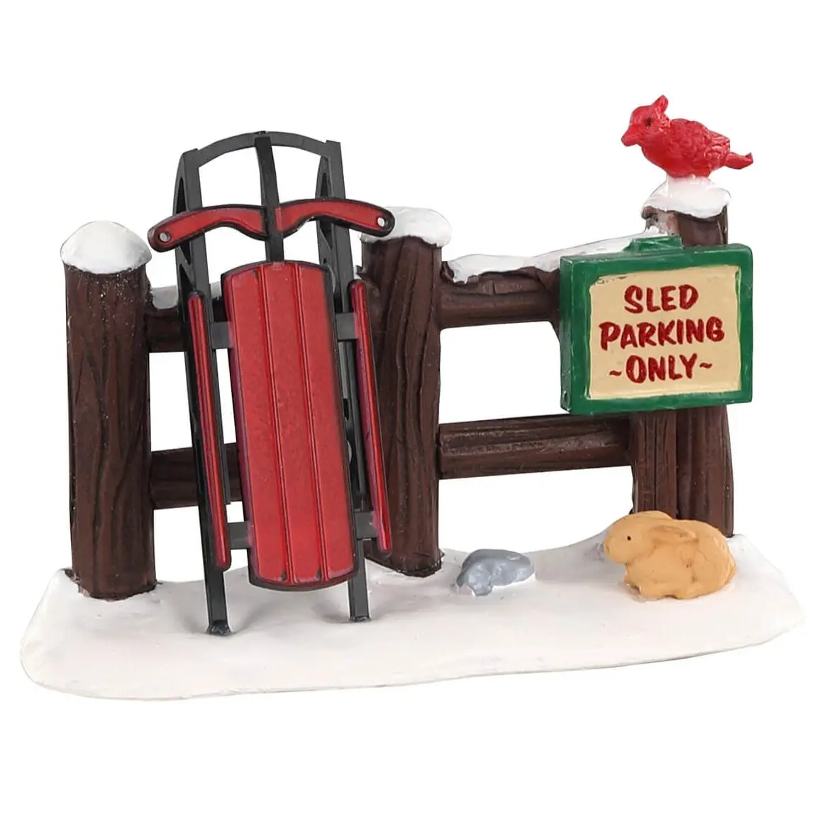 Lemax Vail Village Accessory: Sled Parking Only #04740 1