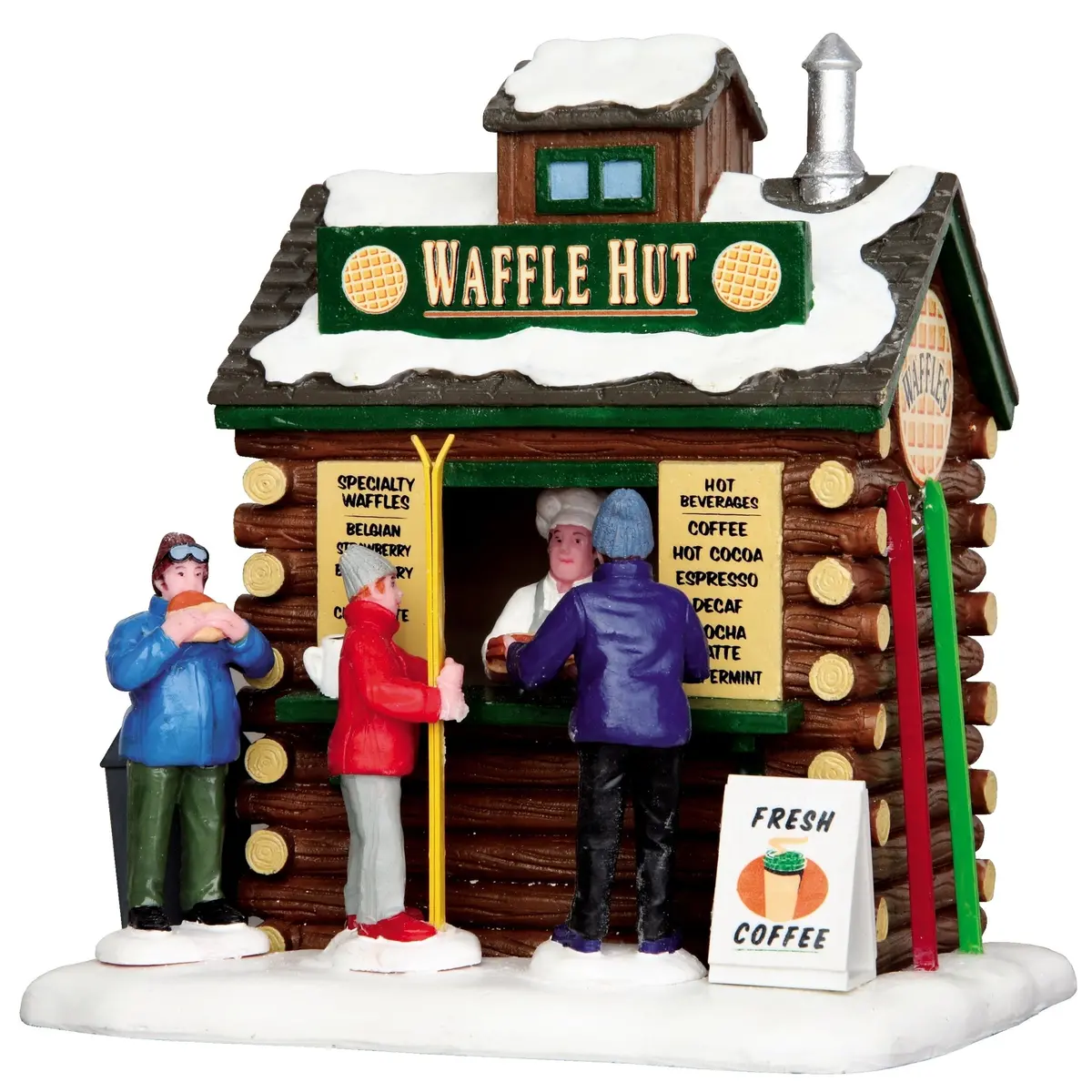 Lemax Vail Village Table Piece: Waffle Hut #43074 1