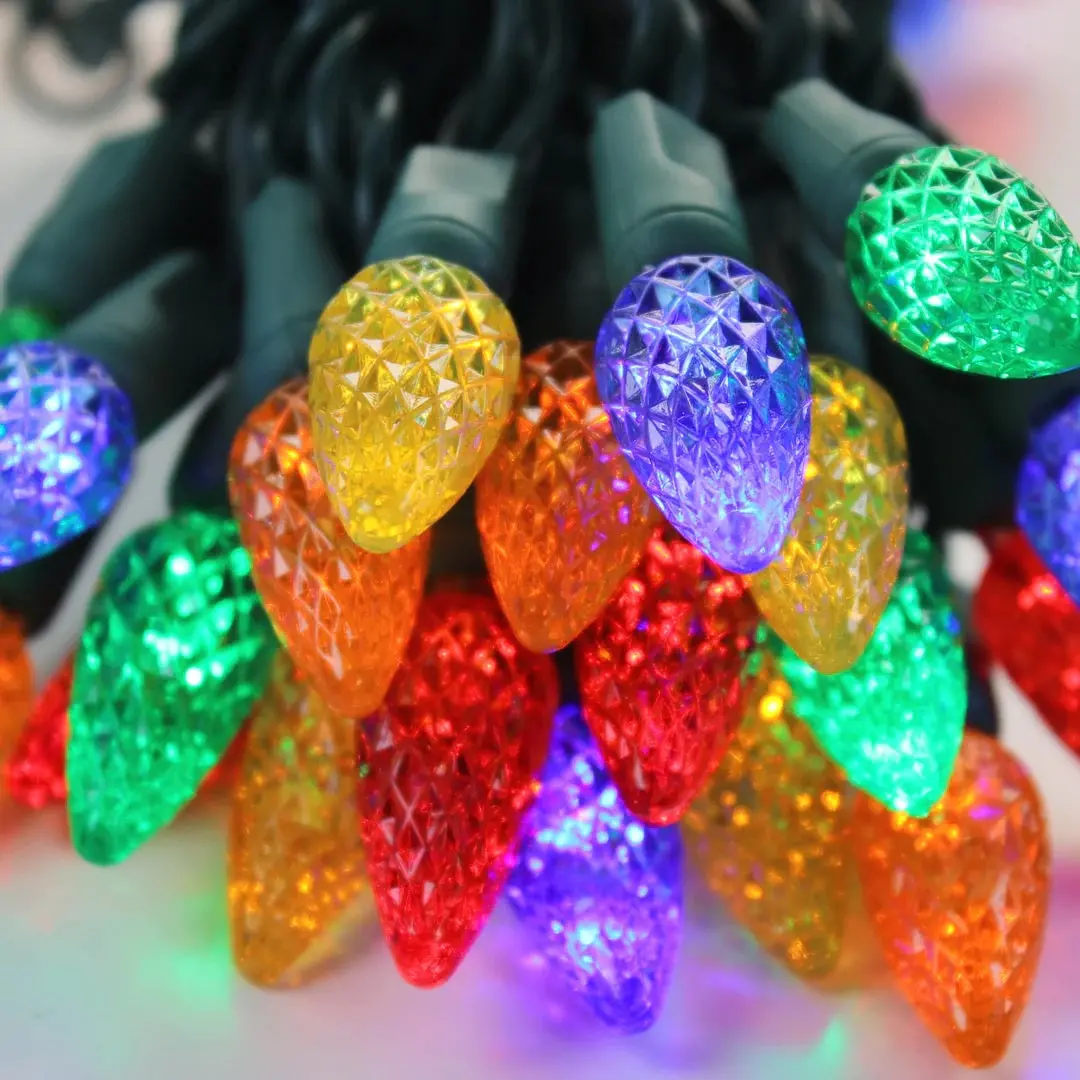 Set Of 50 Battery-Operated Extended Life C6 Lights 1