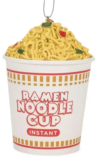4" Ramen Noodle Cup Ornament 1