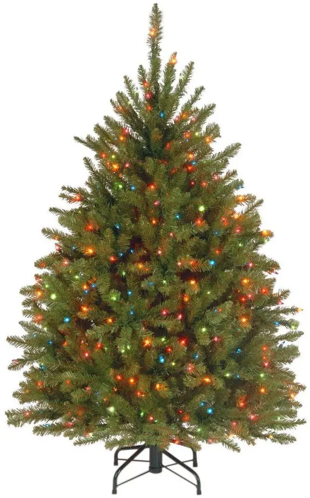 4.5' Colorado Fir Pre-Lit Artificial Christmas Tree 1