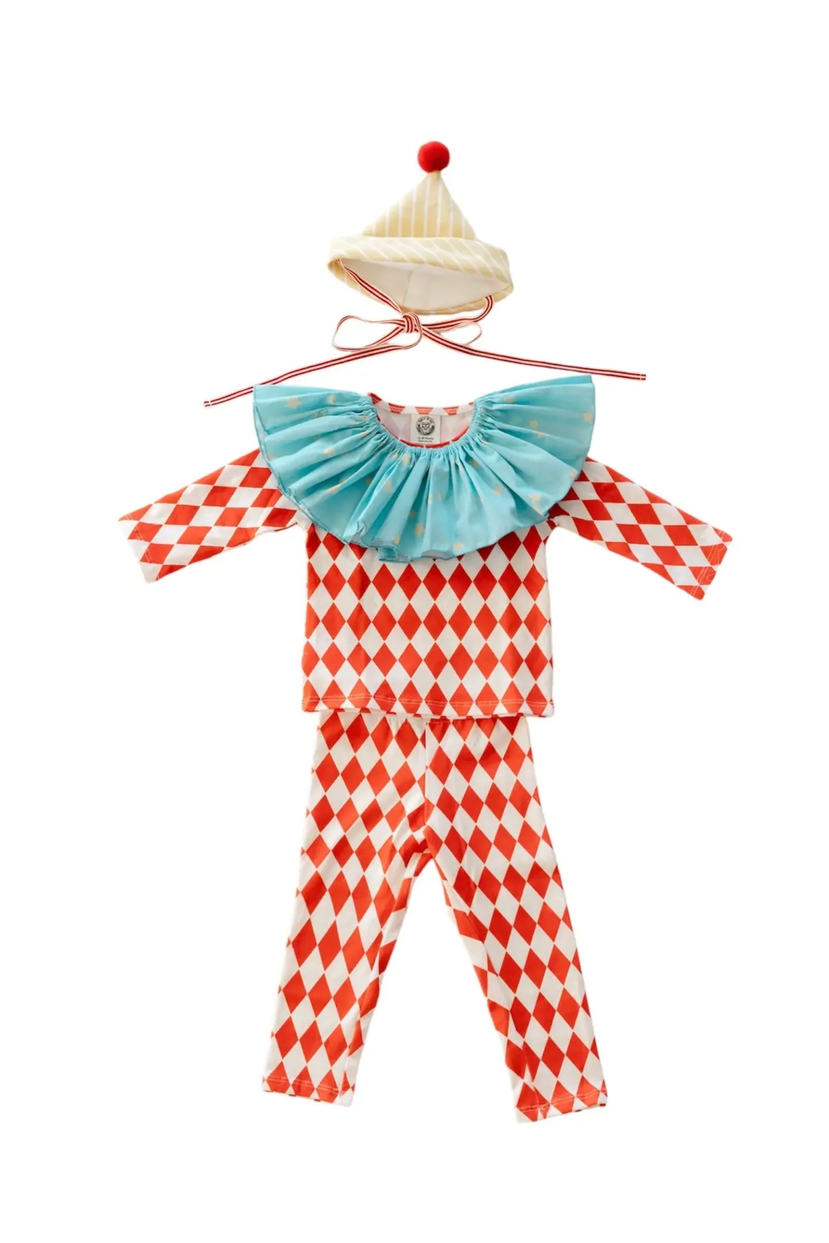Band Of The Wild Harlequin Clown Costume 1