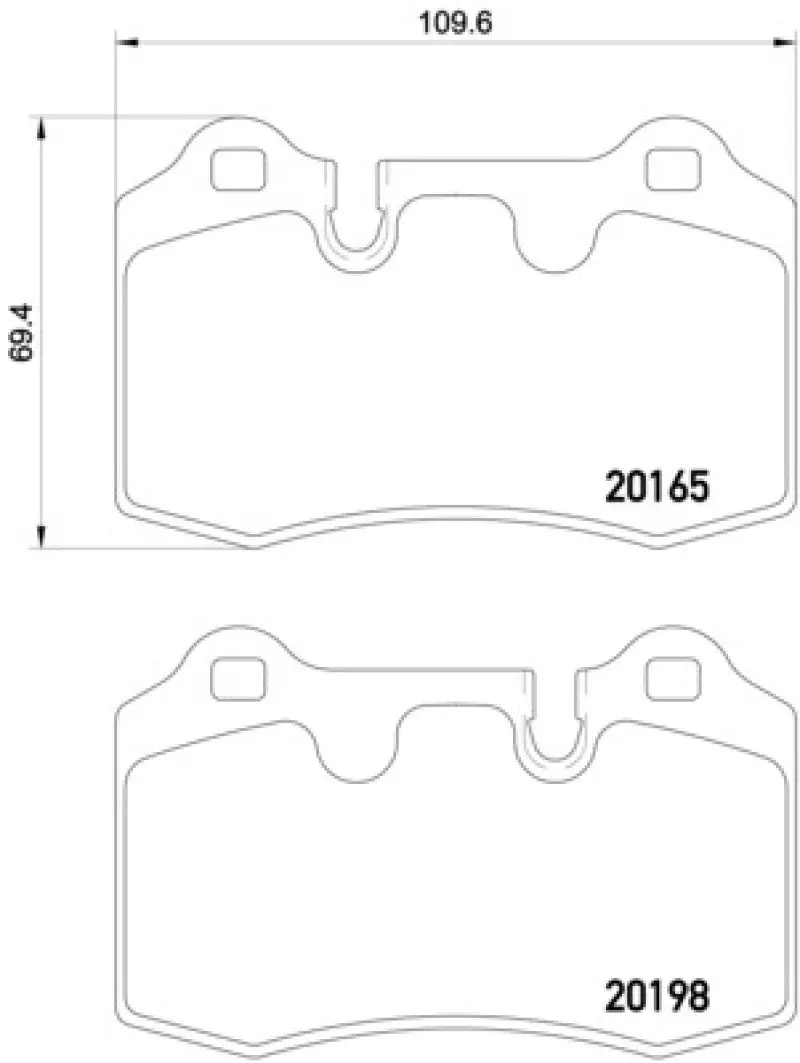 Hella Rear Brake Pad Set For 2005–2014 Aston Martin Db9 1